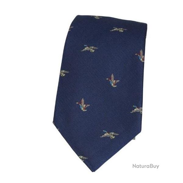 Cravate homme canards - Bleue