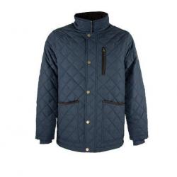 Manteau matelassé homme - bleu marine S