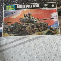 MAQUETTE CHAR M60 PATTON AVEC MOTEUR