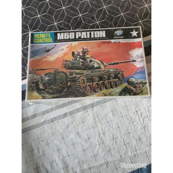 MAQUETTE CHAR M60 PATTON AVEC MOTEUR