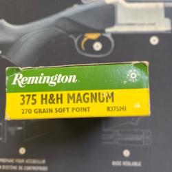 20 balles remington 375 HH 270gr soft point