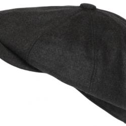 Beret Casquette Gavroche Grise Anthracite Feutre Tradition Anster Taille unique Gris