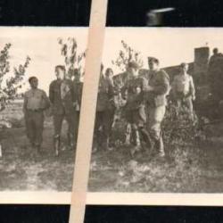 groupe de soldats allemands sur le terrain photo lieu inconnu