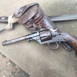 Superbe Reichsrevolver 1879 Mauser Oberndorf de 1880 jus de grenier état rare