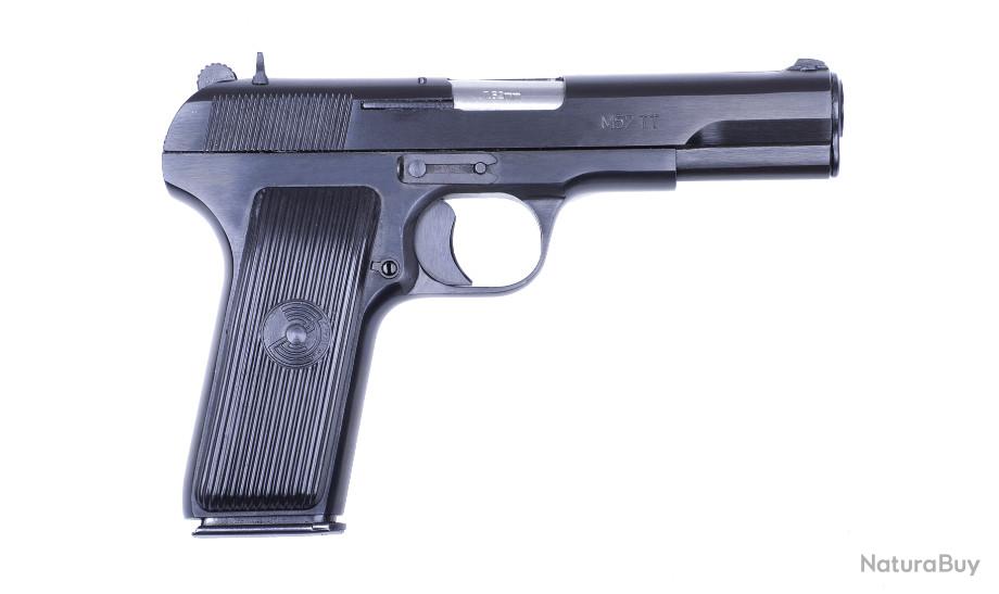 Poignées Pistolet Zib Grips En Hêtre Pour Tokarev M57 – Lot De 2 – Neuf Turquie