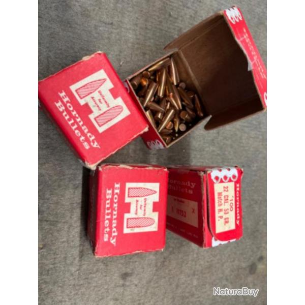 Ogives  hornady 22 cal. 53gr. Match hp