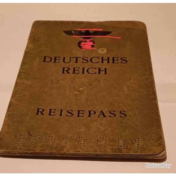 Passe- port allemand WW2 original