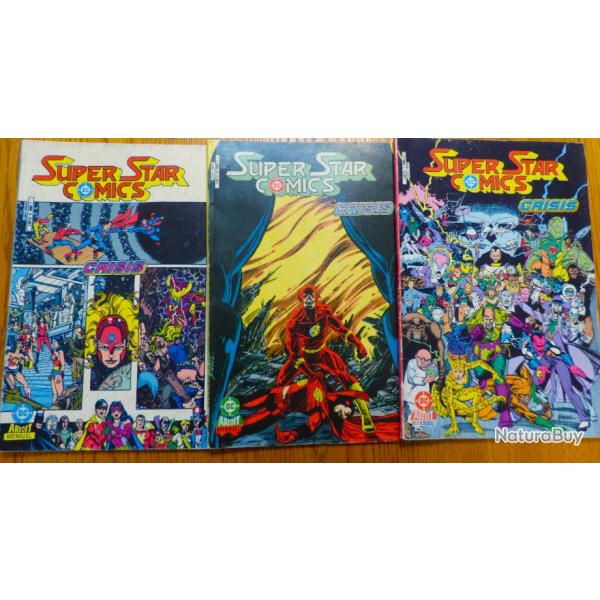 SUPER LOT DE 3 COMICS DE 1986//87 EN 3 VOLUMES DE 66 PAGES CHACUNE - N7- N8- N9 - EN TTB+