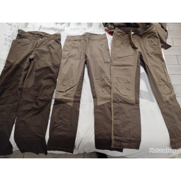 Lot de pantalon de chasse femme