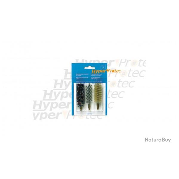 3 brosses de nettoyage pour calibre 14 mm