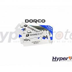 Lot de 10 lames de rasoir DORCO ST300 en acier inoxydable