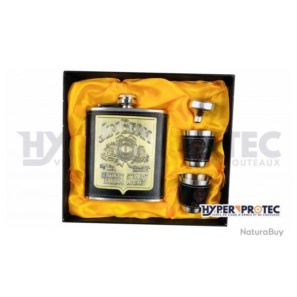 Coffret Flasque Jim Beam