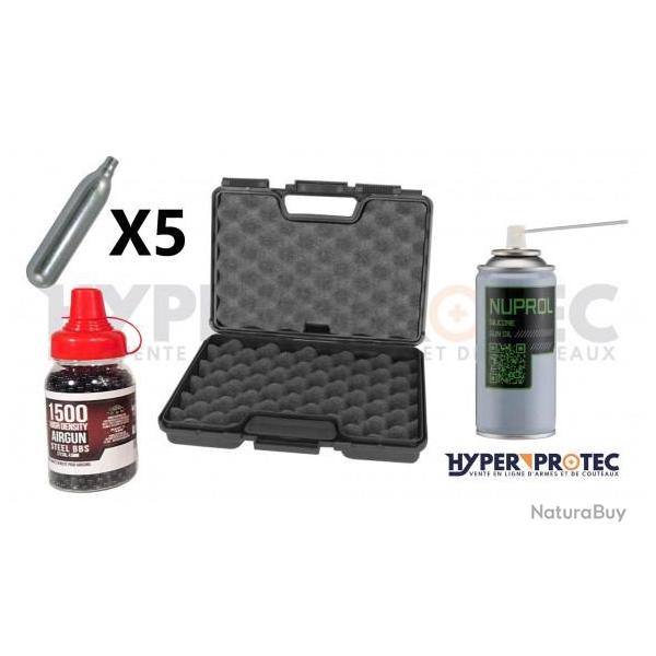 Kit Entretien et consommable pour votre arme  bille acier 4.5 mm