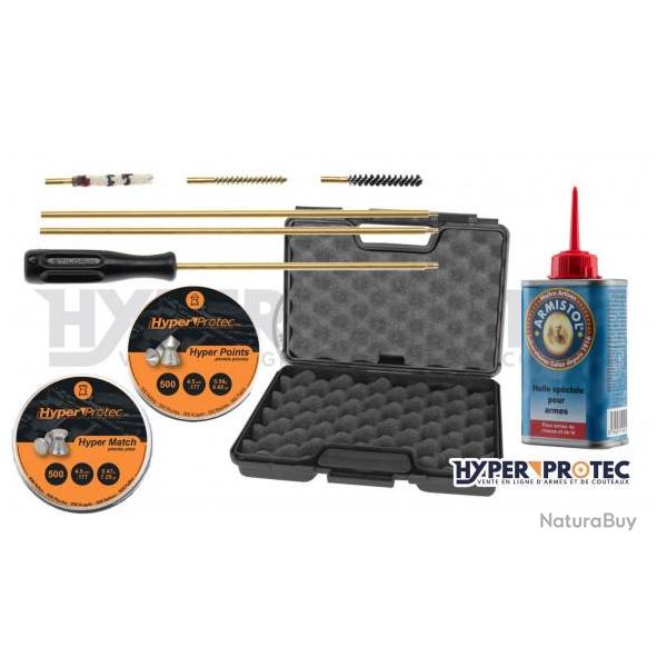 Kit d'entretien pour carabine  plomb 4.5 mm