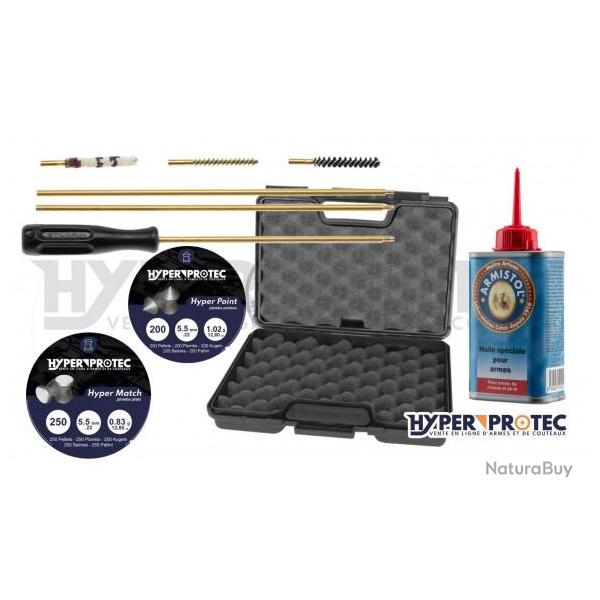 Kit d'entretien pour carabine  plomb 5.5 mm