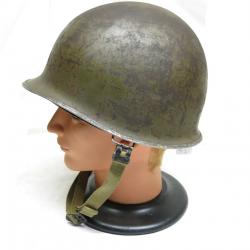 Casque M1  US 1945 Indochine complet ref ca 495