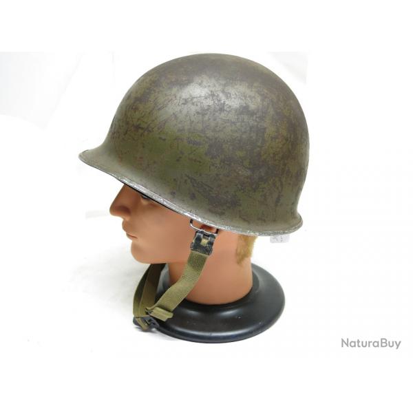 Casque M1  US 1945 Indochine complet ref ca 495