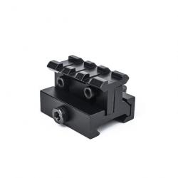 RÉHAUSSE DE RAIL QD RIS AJUSTABLE, 3 SLOT - M-ETAL