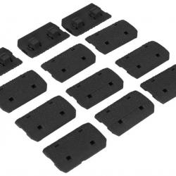 Lot de 12 Rail Covers M-LOK Type 2 Noir MP