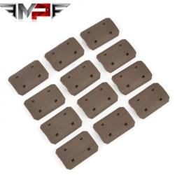 Lot de 12 Rail Covers M-LOK Type 2 Desert MP