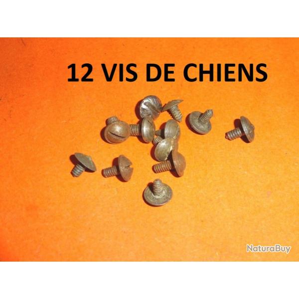 lot de 12 vis de chien de fusil a chiens type LEFAUCHEUX - VENDU PAR JEPERCUTE (D22C1310)