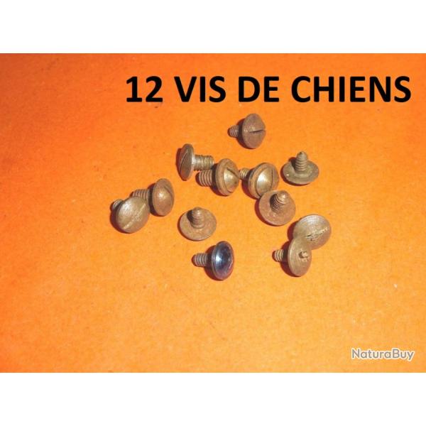 lot de 12 vis de chien de fusil a chiens type LEFAUCHEUX - VENDU PAR JEPERCUTE (D22C1322)