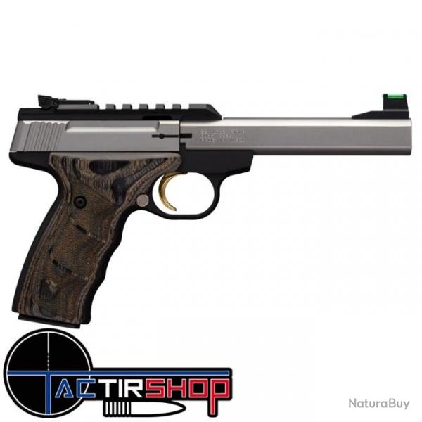 Pistolet BROWNING Buck Mark PLUS Stainless UDX calibre 22lr