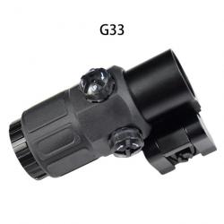 Lunette de visée avec montage rabattable latéral, G33 Black LIVRAISON GRATUITE !!!