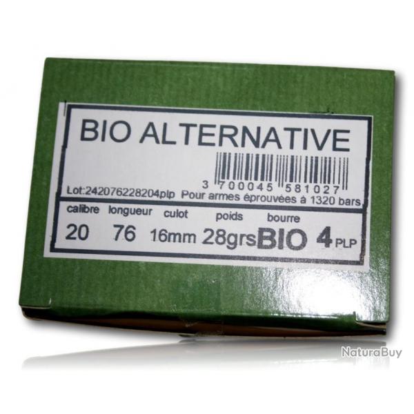 CARTOUCHE JOCKER BIO ALTERNATIVE CAL 20/76 POUR FUSIL EPOUVE BILLE ACIER 4