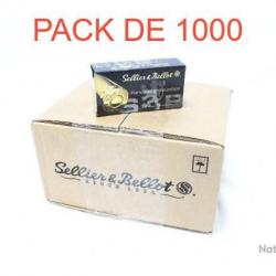 CARTOUCHES SELLIER & BELLOT 9X19 124grs FMJ PACK DE 1000