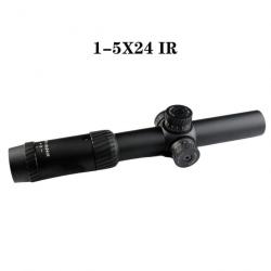 Lunette de Visée Télescopique  1-5x24IR RAIL 11MM