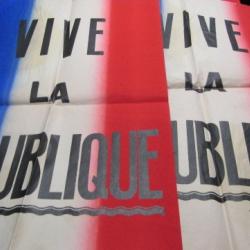 affiche politique fin seconde guerre ww2 pour inciter à aller voter Fédé déportés internés patriotes