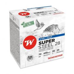 25 cartouches WINCHESTER SUPER STEEL 28 12/70 PL7