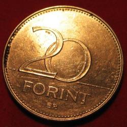 hongrie piece de 20 forint 1994 ttb