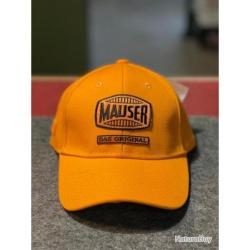 VEND CASQUETTE MAUSER ORANGE NEUVE