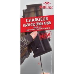 Chargeur flash 470 billes pour G36 électrique | DMoniac (0306 0042) - Airsoft