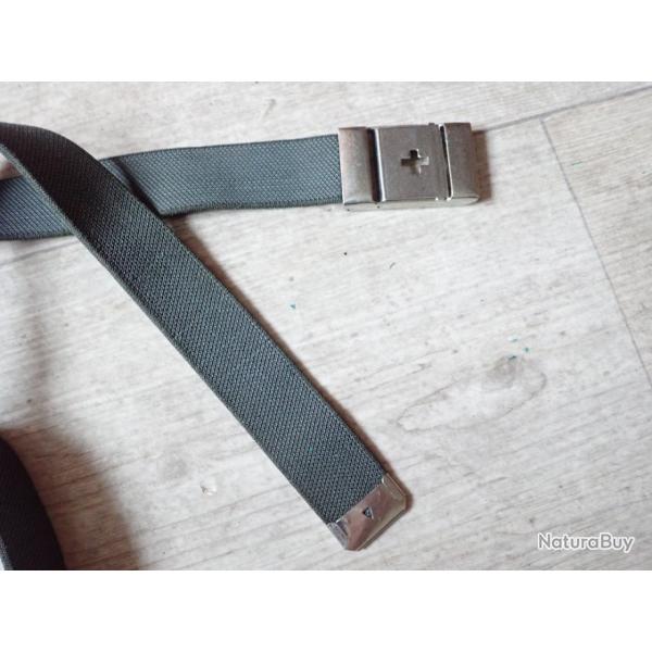 Ceinture de pantalon. Rglementaire arme suisse. 100 cm