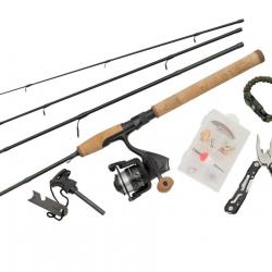 Combo Spinning Abu Garcia Diplomat Wilderness Survival 4PC 4 1m98 5.2:1 56cm 2000 3 - 12g