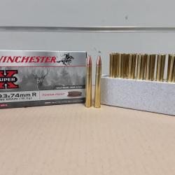 11069 BOITE DE 20 BALLES DE CHEZ WINCHESTER CALIBRE 9.3X74 MM R NEUF