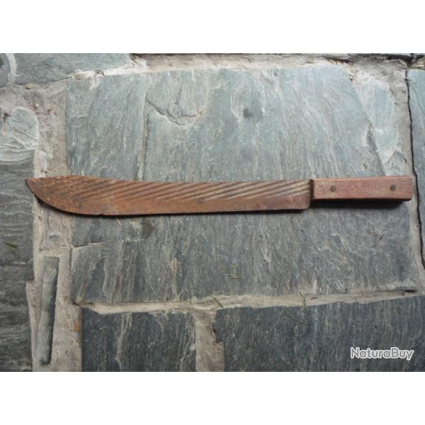 Ancienne machette  marquage colonial