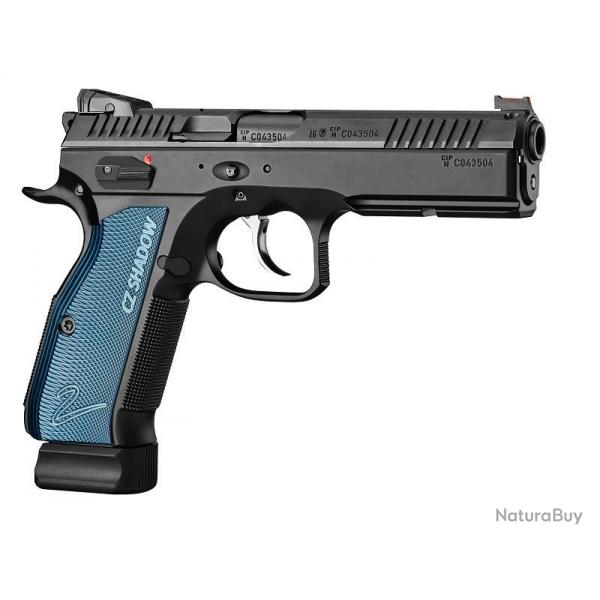 PISTOLET CZ SHADOW 2 BLEU 9X19