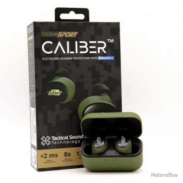 ISOTUNES SPORT CALIBER couteurs intra-auriculaire sans-fil anti-bruit