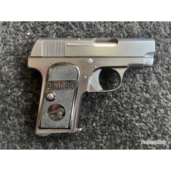 Pistolet unique model 16 7,65 browning