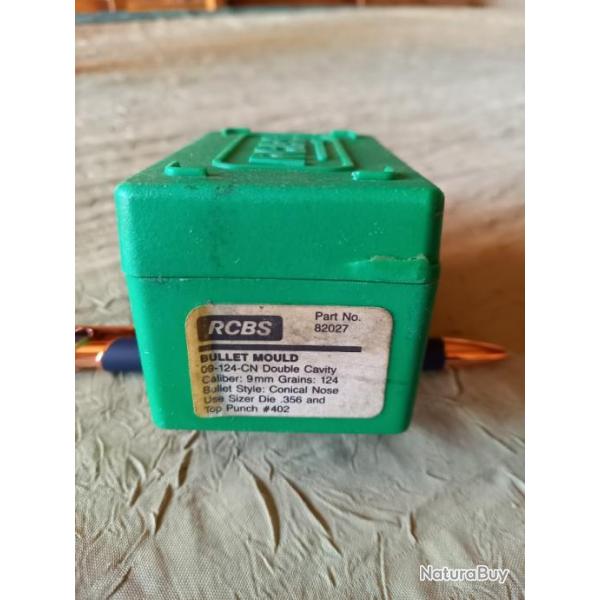 Moule  balles RCBS 9 mm