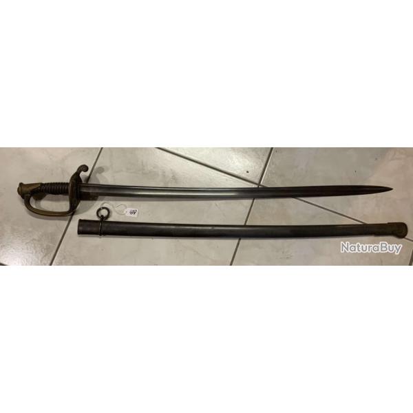 Sabre pour adjudant d'infanterie - modle 1855 chattelerault 1879  (168)