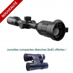 HIKMICRO STELLAR SX60L 3.0 - Lunette de vision thermique avec télémètre + Jumelles 8x42 offertes !