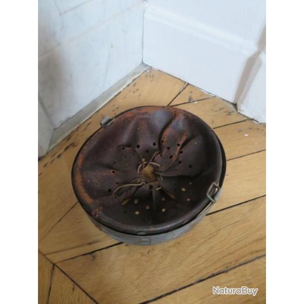 Intrieur casque allemand 2me guerre mondiale taille 59 dat de 1943