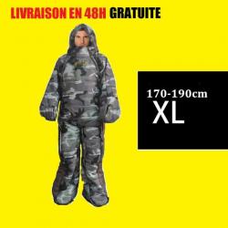 Combinaison Duvet Sac de Couchage XL - Camping - Grand Froid - Outdoor