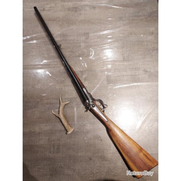 Fusil verney carron a chien percussion centrale 16/65