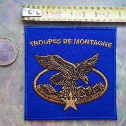 écusson militaire troupes de montagne armée de terre Française